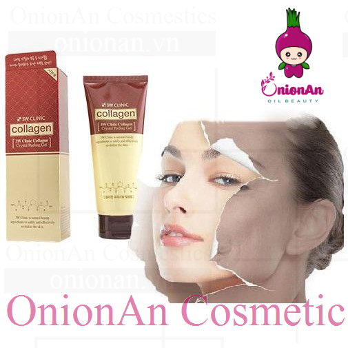 Gel Tẩy Tế Bào Chết 3W Clinic Collagen Crystal Peeling Gel